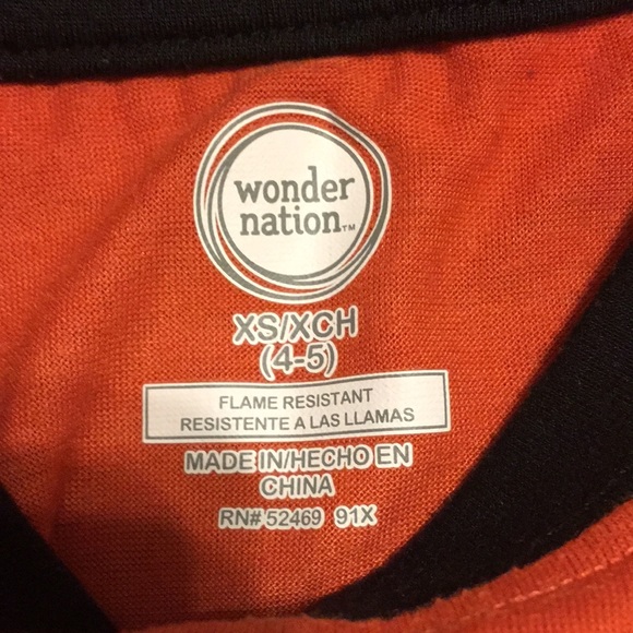 Wonder Nation little boys 2pc pajama set sz XS 4-5 - Picture 5 of 6